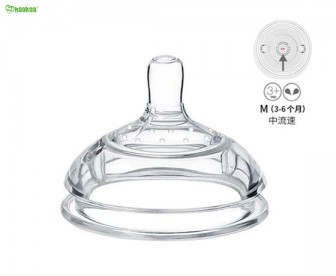 【特惠价】Haakaa 透明硅胶奶嘴 宽口径防胀气 中号 2只装(3-6个月适用) 【特惠价】Haakaa 透明硅胶奶嘴 宽口径防胀气 中号 2只装(3-6个月适用)